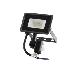 10-watt floodlight with a sensor