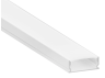 Aluminum profile for LED strip AL-95 2 meters white surface-mounted “Deformation in places” without diffuser LEDUA