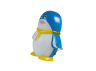 Night lamp penguin blue 220V NL121 Lemanso