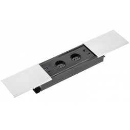 Extension cord PRESTINO 2 sockets SCHUKO USB A+C QC RJ45, HDMI cable 1.5m 220-240V White GTV