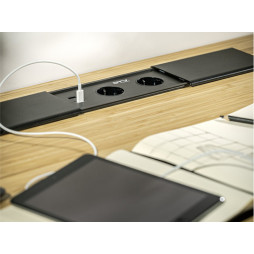 Extension cord PRESTINO 2 sockets SCHUKO USB A+C QC RJ45, HDMI cable 1.5m 220-240V White GTV