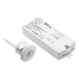 Switch with PIR motion sensor 110-240V White GTV (AE-WBEZ-DPIR-10)