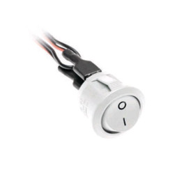 Push-button switch GTV White 12V AE-WLB01-10