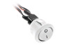 Push-button switch GTV White 12V AE-WLB01-10