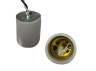 LEMANSO E27 lampholder ceramic with wires 50cm / LM2518