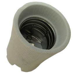 LEMANSO E40 lampholder white ceramic /LM2525