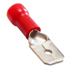 Flat cable terminal LM2688 Lemanso MDD-1.25-250 "father" + t/tube (100pcs) red