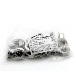 Stainless steel nut M10 serrated LMA2789 Lemanso