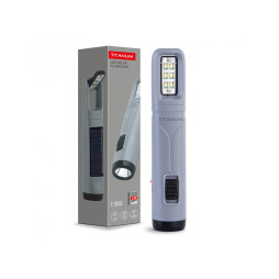 Portable LED flashlight TITANUM TLF-T10SO with solar battery