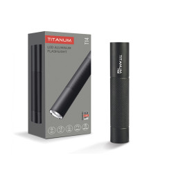 Portable LED flashlight TITANUM TLF-T14B 300Lm 5000K Black