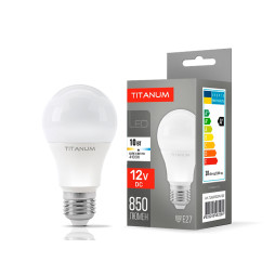 LED lamp A60 10W E27 4100K 12V TITANUM