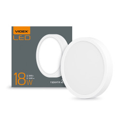 LED round surface-mounted lamp 18W 5000K IP20 VL-DLRS-185 VIDEX