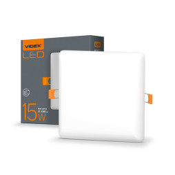 LED frameless square recessed 15W 85-265V 4100K IP20 VL-DLFS-154 VIDEX