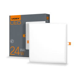 LED frameless square recessed 24W 4100K 85-265V IP20 VL-DLFS-244 VIDEX