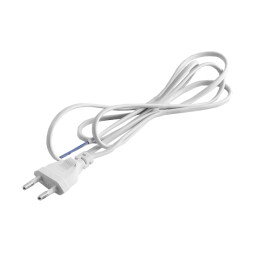 Cord (cable) 2.0m white with plug