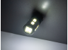 LED car lamp T10-5630-10smd with radiator white 12V LEDUA