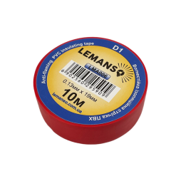 Insulation tape Standard 10 meters red LMA006 Lemanso