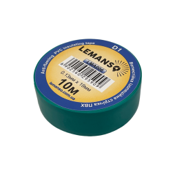 Insulation tape Standard 10 meters green LMA006 Lemanso