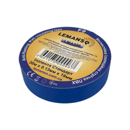 Insulation tape Standard 30 meters blue LMA006 Lemanso