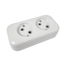 2-socket socket without grounding LMK001 Lemanso