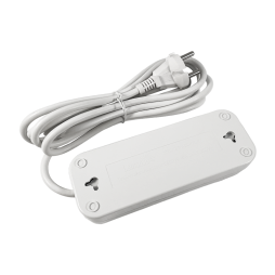 Extension cord 3 sockets 2m without grounding LMK032 Lemanso