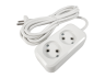 Extension cord 2 sockets 3m without grounding LMK036 Lemanso