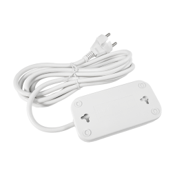 Extension cord 2 sockets 3m without grounding LMK036 Lemanso