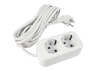 Extension cord 2 sockets 5m with grounding LMK039 Lemanso