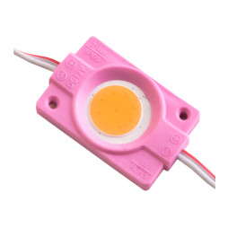 LED modules COB-1pc 12V 2.4w 46mm pink