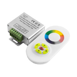 White RGB controller 18A 12-24V radio touch LEDUA