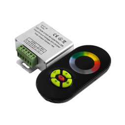 Controller black RGB 18A 12-24V radio touch 2 years warranty LEDUA