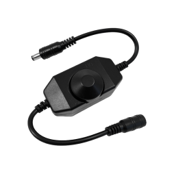 Dimmer for LED strip single-channel 12-24V 2A black LEDUA
