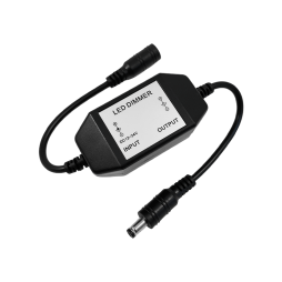 Dimmer for LED strip single-channel 12-24V 2A black LEDUA