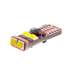 LED car lamp T10-3535-6smd 12-24V white LEDUA