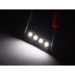 LED car lamp S85-36mm-4smd 2835 white 12V LEDUA