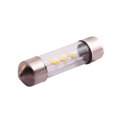 LED car lamp S85-36mm-6smd 1515 white 12V LEDUA