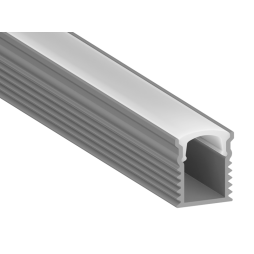 Aluminum profile for LED strip AL-04-2 2 meters anodized overhead "In places deformation" LEDUA