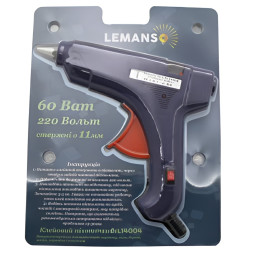 Glue gun Lemanso 60W, for 11mm rods 100-240V LTL14004