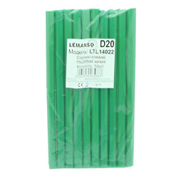 Glue rods 10pcs pack (price per pack) Lemanso 11x200mm green LTL14022