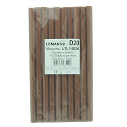 Glue sticks 10pcs pack (price per pack) Lemanso 11x200mm brown LTL14026