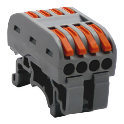Terminal (4+4) on DIN-rail double-sided Lemanso / LMA2630