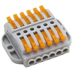 Terminal (6+6) two-way Lemanso / LMA2616 (bolt mounting)