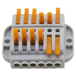 Terminal (6+6) two-way Lemanso / LMA2616 (bolt mounting)