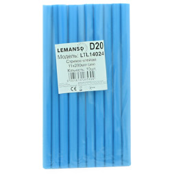 Glue sticks 10pcs pack (price per pack) Lemanso 11x200mm blue LTL14024