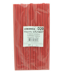 Glue sticks 15pcs pack (price per pack) Lemanso 7x200mm red LTL14017
