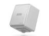 External single-button switch with backlight gray IP65 BINERA (VF-BNW11L-G) VIDEX