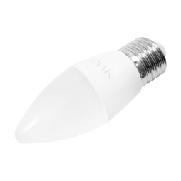 LED lamp E27-C37-6W-4100K 220V (1012806) SIVIO