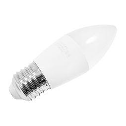 LED lamp E27-C37-8W-6400K 220V (1022688) SIVIO