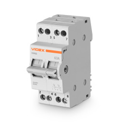 Load switch 2p 63A VF-RS-PN263 VIDEX RESIST