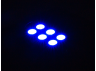 LED car lamp S85-41mm-6smd 5050 blue 12V LEDUA